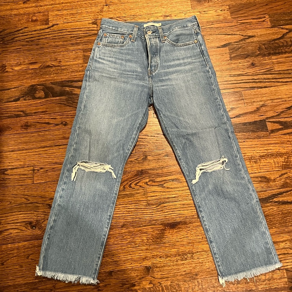 Levi Wedgie Straight Jeans